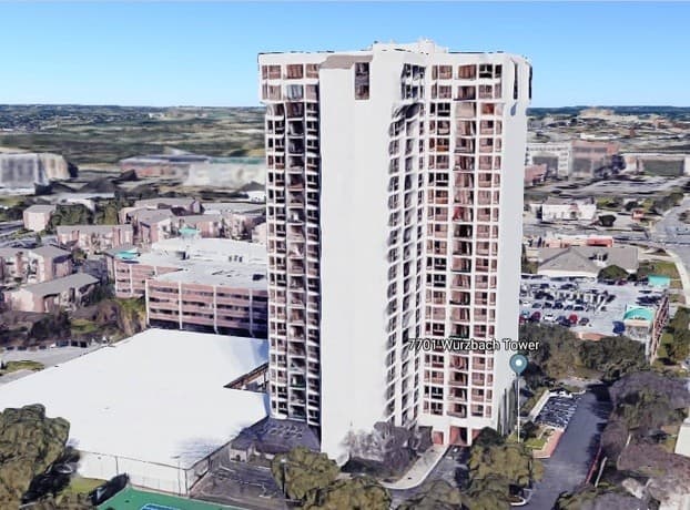 2-bedroom rental at 7701 E Wurzbach Rd Unit 1205 in San Antonio, TX — photo 3