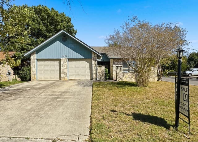 2-bedroom rental at 3800 Overlook in Schertz, TX — photo 1