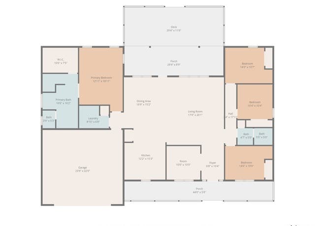 4-bedroom rental at 312 Edgehill in Pleasanton, TX — photo 4