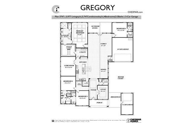 3-bedroom rental at 433 Raven Row in Marion, TX — photo 3