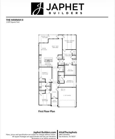 4-bedroom rental at 4111 Summit Place in San Antonio, TX — photo 3