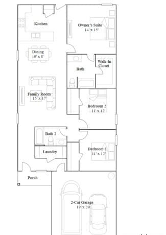 3-bedroom rental at 125 Bronco Ridge in Pleasanton, TX — photo 3