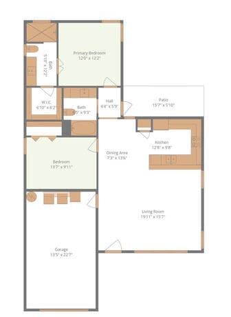 2-bedroom rental at 1306 Live Oak in Spring Branch, TX — photo 2
