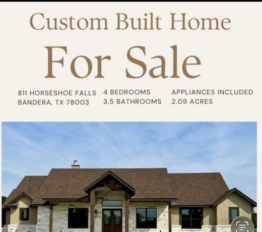 4-bedroom rental at 811 Horseshoe Falls in Bandera, TX — photo 1