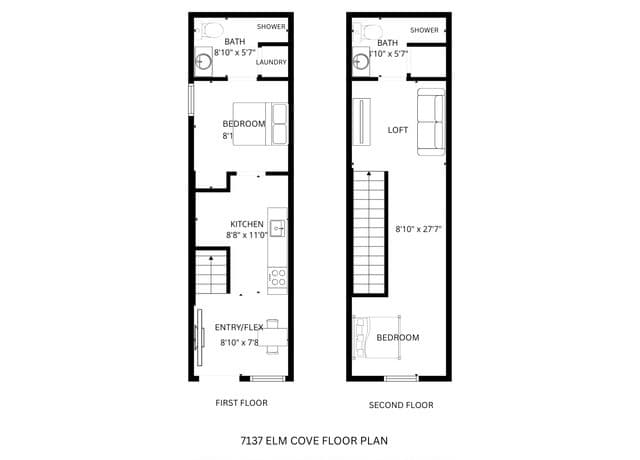 2-bedroom rental at 7137 Elm Cove in San Antonio, TX — photo 2