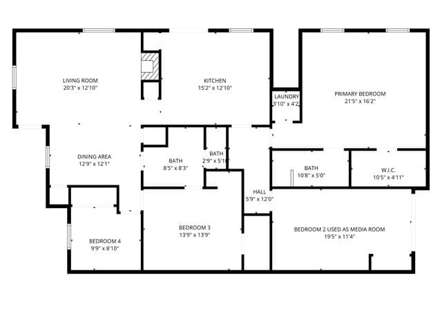 4-bedroom rental at 13623 High Chapel in San Antonio, TX — photo 5
