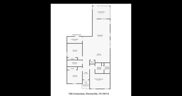 3-bedroom rental at 728 Crestview in Floresville, TX — photo 5