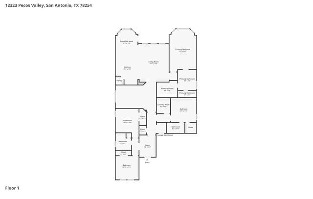4-bedroom rental at 12323 Pecos Valley in San Antonio, TX — photo 3