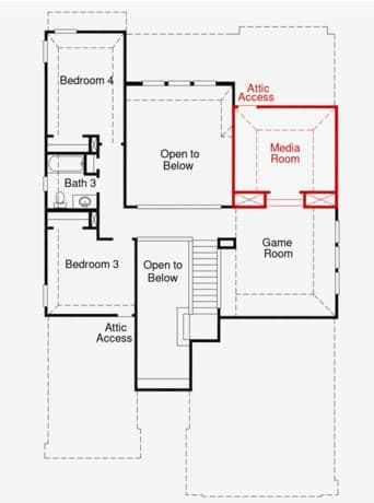 4-bedroom rental at 4014 Ashbrook in Schertz, TX — photo 3