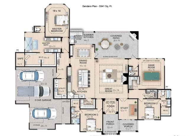4-bedroom rental at 1217 Rio Central Dr in Spring Branch, TX — photo 3