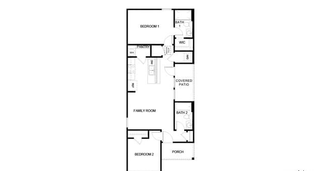 2-bedroom rental at 15007 Pink Quill in San Antonio, TX — photo 2