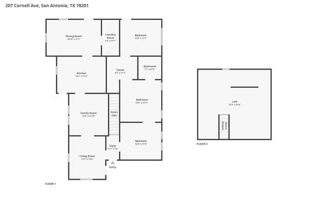 rental at 207 Cornell Ave in San Antonio, TX — photo 5