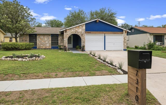 3-bedroom rental at 7310 Still Brook St in San Antonio, TX — photo 1