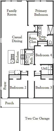 4-bedroom rental at 4917 Kestis Lane in San Antonio, TX — photo 2