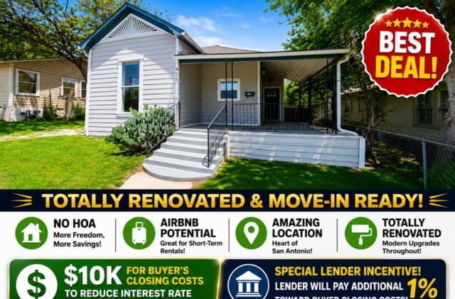 3-bedroom rental at 435 Belmont in San Antonio, TX — photo 1