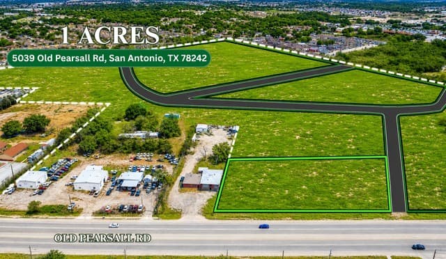 home for sale at 1± AC Old Pearsall in San Antonio TX