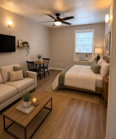 1-bedroom rental at 203 E Rosewood Unit 2 in San Antonio, TX — photo 2