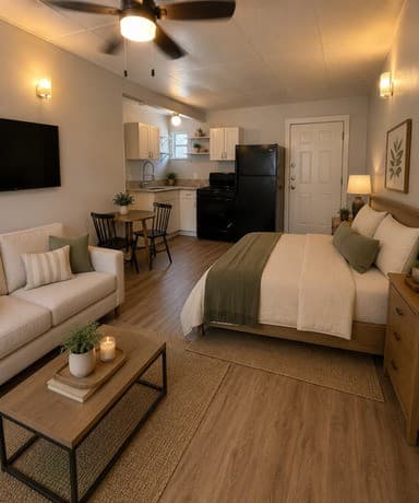 1-bedroom rental at 203 E Rosewood Unit 2 in San Antonio, TX — photo 4