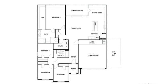 4-bedroom home for sale at 184 Teal Street in Fredericksburg TX